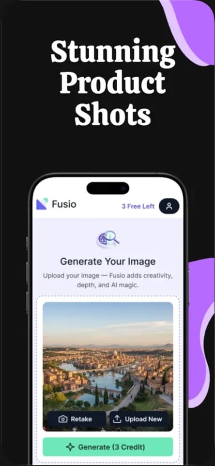 Fusio: Ürün fotoğrafı üretim akışı
