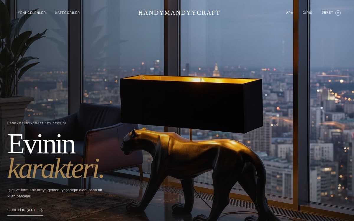 handymandyycraft web sitesi ekran görüntüsü